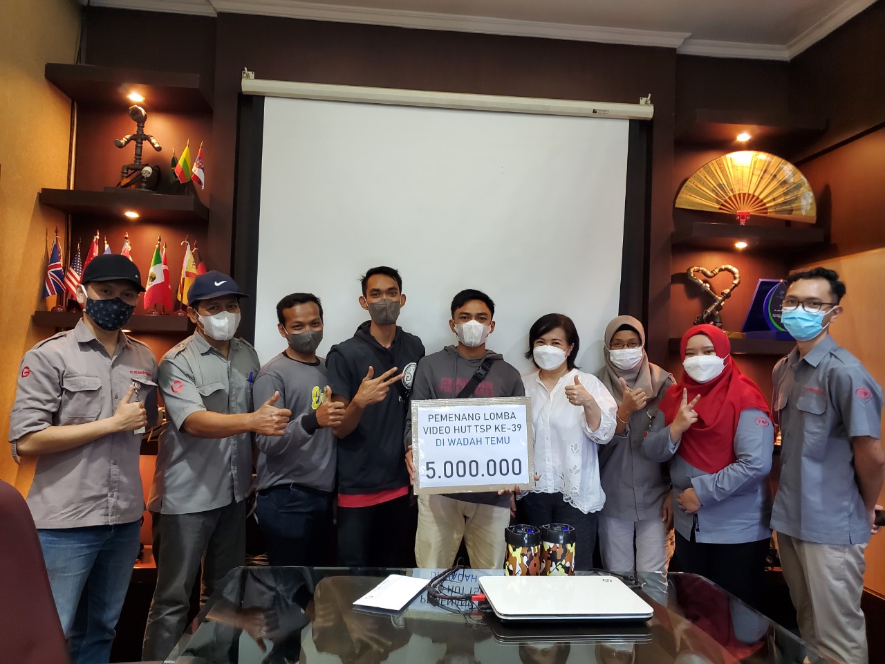 Pengumuman Pemenang Lomba Video HUT TSP ke-39