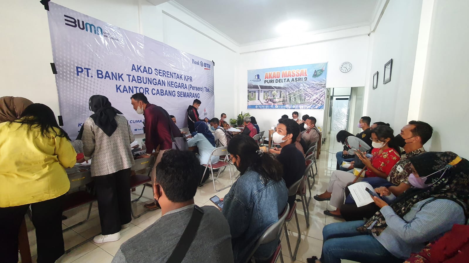 PT. Dwiwahana Delta Megah Gelar Akad Serentak Perdana Perumahan Puri Delta Asri 9